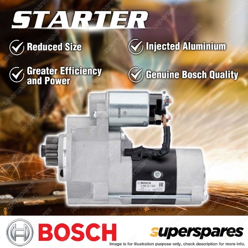 Bosch Starter Motor for Nissan Navara D40 Pathfinder R51 2.5L YD25DDTI 2005-2015