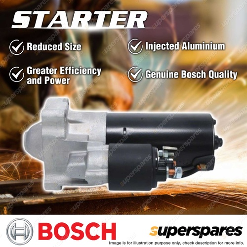 Bosch Starter Motor for Peugeot 306 N3 N5 307 405 D70 406 D8 D9 407 1.9 2.0 2.1L