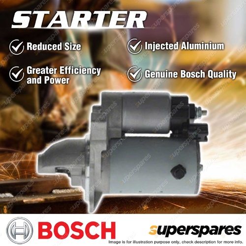 Bosch Starter Motor for Toyota Vitz NSP130R 1.3L 1NRFE I4 16V 2010-2020
