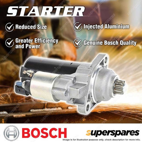 Bosch Starter Motor for Volkswagen Golf MK5 2.0L BDK I4 16V 2004-2008