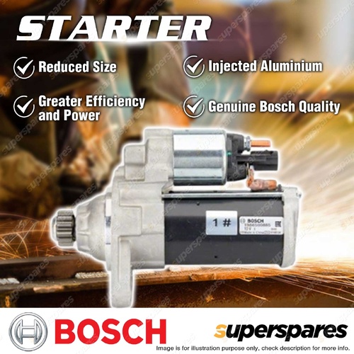 Bosch Starter Motor for VW Golf 85 92 90 110 103 TSI MK7 Touran 1T Caddy 1K