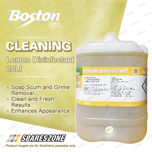 Boston Lemon Disinfectant 20L - Effectively Eliminating Germs and Bacteria