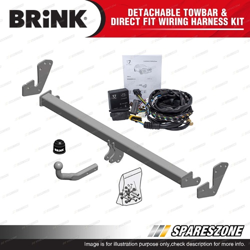 Brink Detachable Towbar & Direct Fit Wiring Kit for Hyundai Kona OS OSE OSI