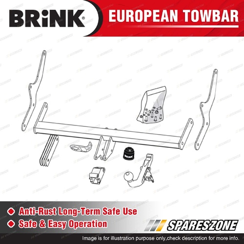 Brink European Towbar for Renault Laguna BT0/1 KT0/1 X91 2.0L 10/2007-12/2015
