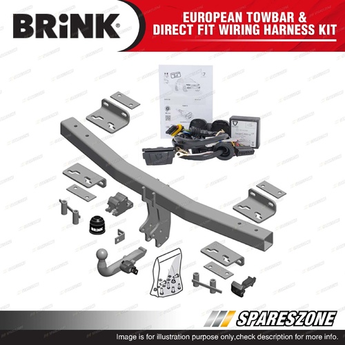 Brink European Towbar & Direct Fit Wiring Harness Kit for Audi Q7 4M 4MB 4MG 4MQ