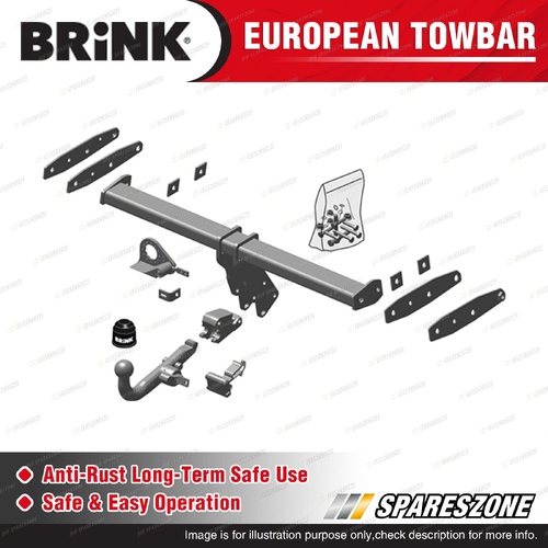 Brink European Towbar for Volvo XC60 05/2008-03/2017 Euro Diagonal Detach