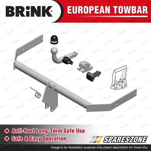 Brink European Towbar for Volkswagen Polo 03/2009-04/2014 Euro Diagonal Detach