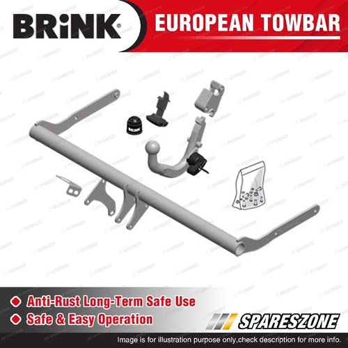 Brink European Towbar for Skoda Fabia 08/2014-08/2018 Euro Diagonal Detach