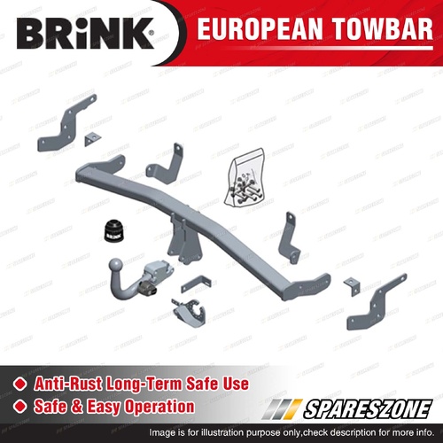 Brink European Towbar for Citroen C3 06/2017-12/2020 Euro Diagonal Detach