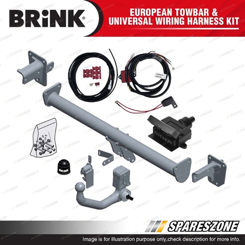 Brink European Towbar & Universal Wiring Harness Kit for Benz GLA GLB 08/2019-On