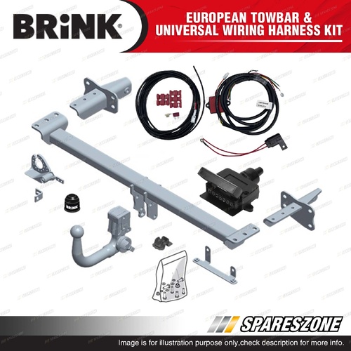 Brink European Towbar & Universal Wiring Harness Kit for Benz C-Class W205 S205