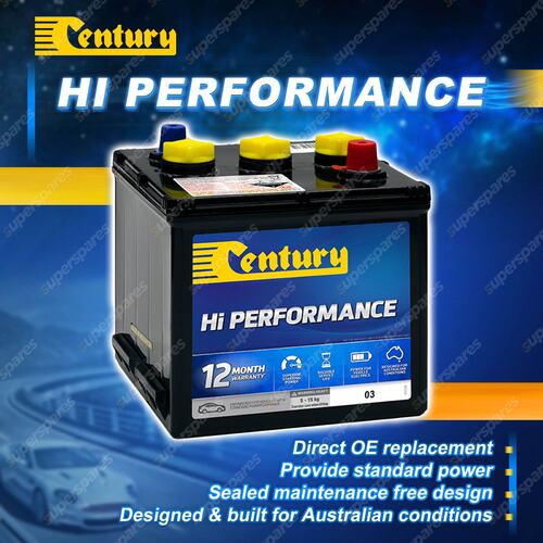 Century Hi Per Battery for Porsche 356 A1600 B1600 B2000 C1600 A1500 A1600S
