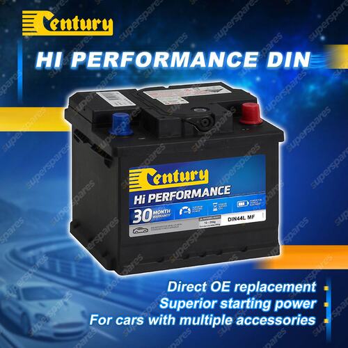 Century Hi Performance Din Battery for Volkswagen 1500 1600 Golf Karmann Ghia