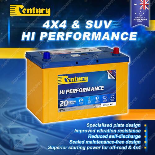 Century Hi Performance 4X4 Battery for Mitsubishi Outlander Pajero Sport Triton