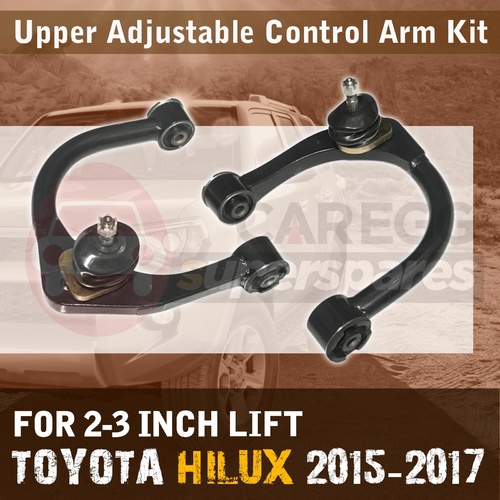Upper Adjustable Camber Control Arm Kit for Lift Up 3" for Toyota Hilux 15-2017