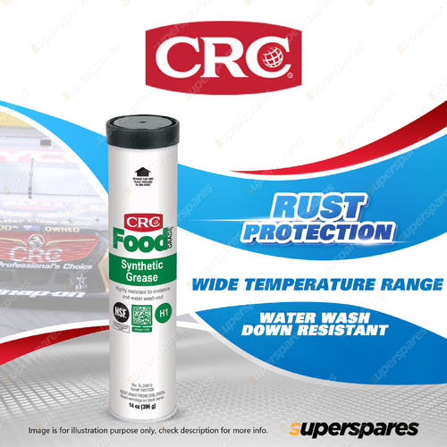 CRC NSF H1 Food Grade Synthetic Grease 396g - Water Wash Down Resistant
