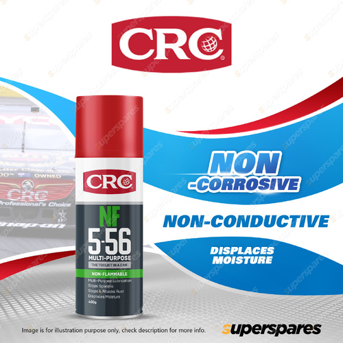 CRC 5-56 Non-Flammable 400g - Multi-Purpose Service Spray Displaces Moisture