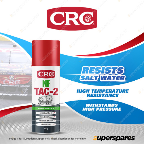 CRC TAC-2 Non-Flammable 400g - Adhesive Lubricant Non-Conductive & Non-Corrosive