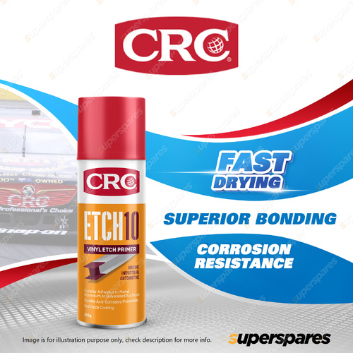 CRC ETCH-10 Red Oxide Vinyl Etch Primer 300g - Fast Drying Corrosion Resistance