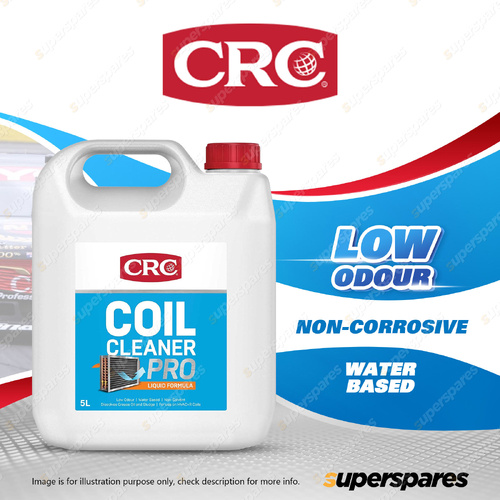 CRC HVAC Coil Cleaner Pro Liquid 5L - Suit Evaporator and Condenser Coils