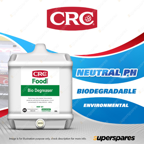 CRC NSF A1 Food Grade Bio Degreaser 20L -  Biodegradable & Environmental