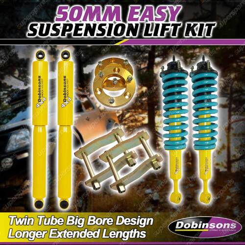 75mm Easy Lift Kit Dobinsons Twintube Complete Strut for Mitsubishi Triton ML MN