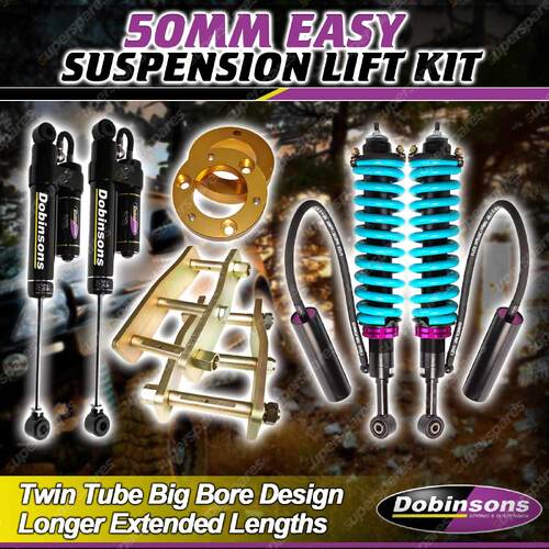 3"75mm Lift Kit Dobinsons Monotube Complete Strut Shackle Spacer for Isuzu D-MAX