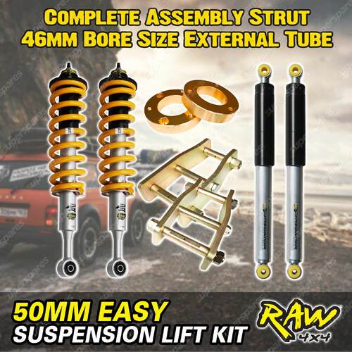 3"75mm Easy Lift Kit Raw4x4 Complete Strut for Toyota Hilux KUN25 KUN26 05-On