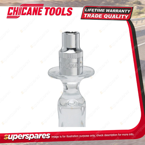 Chicane 1/2" Drive 10mm Socket - Double Hex Chrome Vanadium Steel