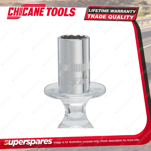 Chicane 1/2" Drive 16mm Socket - Double Hex Chrome Vanadium Steel