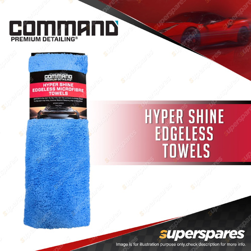 Command 350GSM Xtra Soft Edgeless Microfibre Towel - Durability and Absorbency