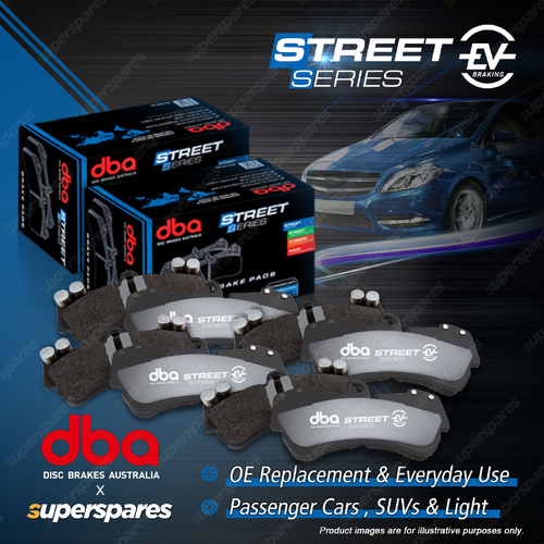 DBA F + R Street EV Brake Pads for Toyota Camry AXVH 70 71 Rav 4 AXAH 52 54 C-HR