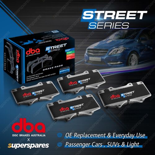 DBA Rear Street Series Disc Brake Pads for Jeep WK BR2 BR3 X84 17 18 20 Inch
