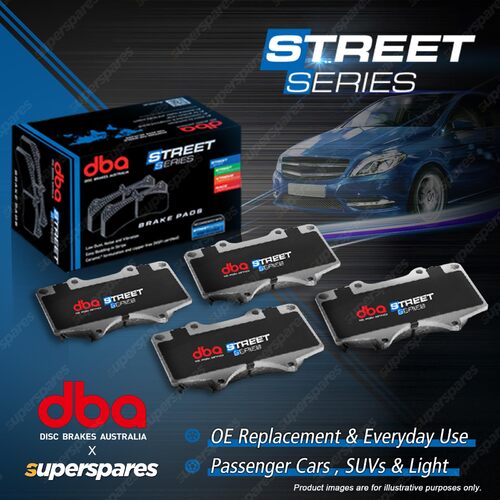 DBA Front Street Series Brake Pads for Mazda I LV E1800 E2500 SG SK SR2 H 58.3mm