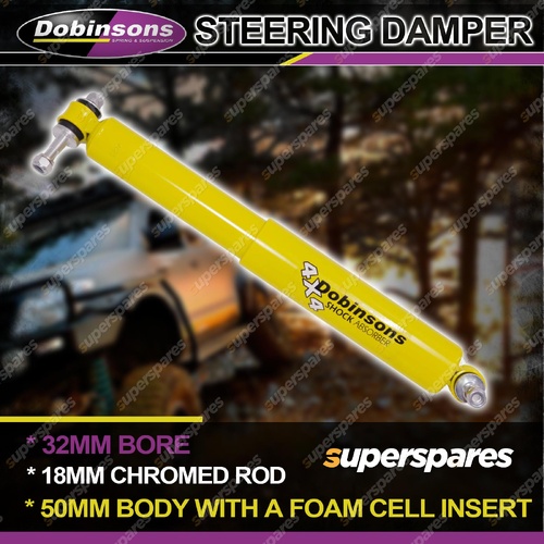 Front Dobinsons HD Steering Damper for Mitsubishi Triton L200 ME MF MG MH MJ MK
