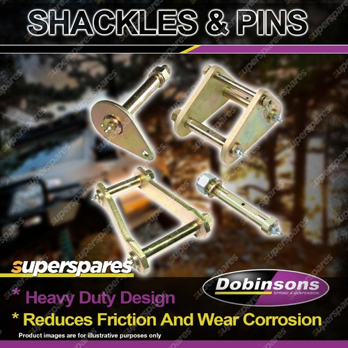 Rear Dobinsons Leaf Springs Shackle + Pin for Holden Colorado RG GM