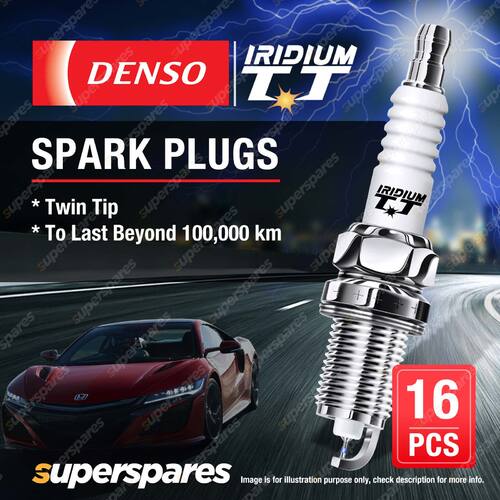 16 x Denso Iridium TT Spark Plugs for Mercedes CLS 55 C219 G 55 W463 SL 55 R230