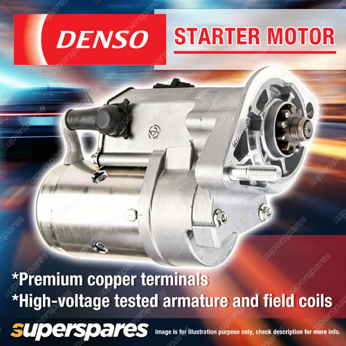 Denso New Starter Motor 12 Volts 2.2KW - Maximum Cranking Torque Reliability