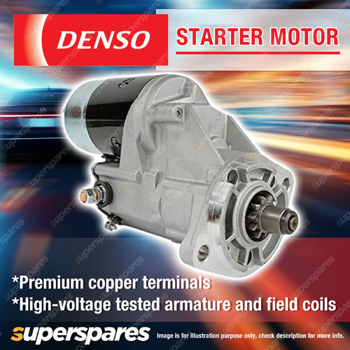 Denso Reman Starter Motor 12V 2.5KW for Komatsu Forklift FD20 w/4D95S 2000-2006