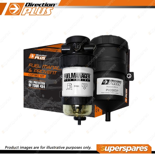 Direction Plus Fuel Manager Pre-Filter + Catch Can Kit for Toyota Hilux N80 2.8L