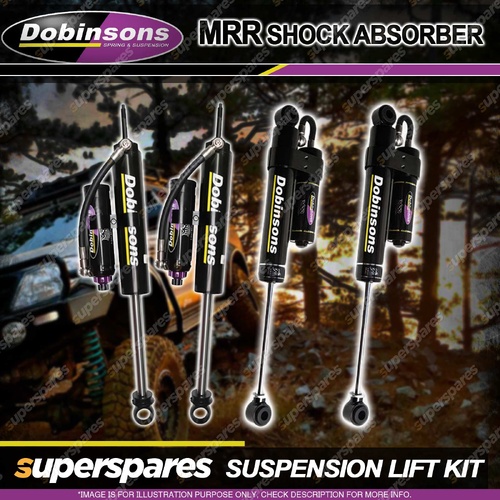 Front + Rear Dobinsons MRR 3-Way ADJ Shocks for Suzuki Jimny SN413 FJB33V 98-18