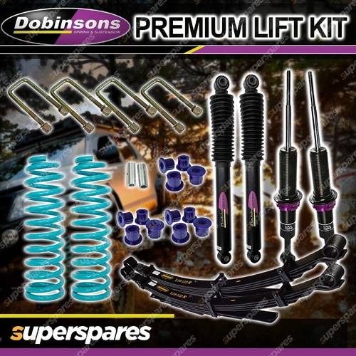 Dobinsons 45mm Parabolic IMS Shocks Coil Leaf Lift Kit for JAC T8 T9 KUN26 Dual