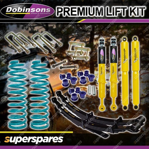 Dobinsons 2" Parabolic HD Shocks Coil Leaf Lift Kit Shackle for JAC T8 T9 GGN25