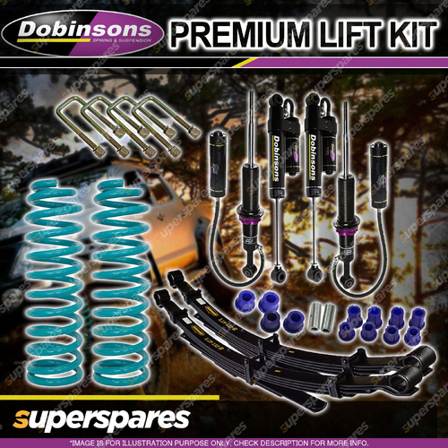 Dobinsons 3" Front MRR Shocks Coil Leaf Lift Kit for Mazda BT-50 TF 4x4 2020-On