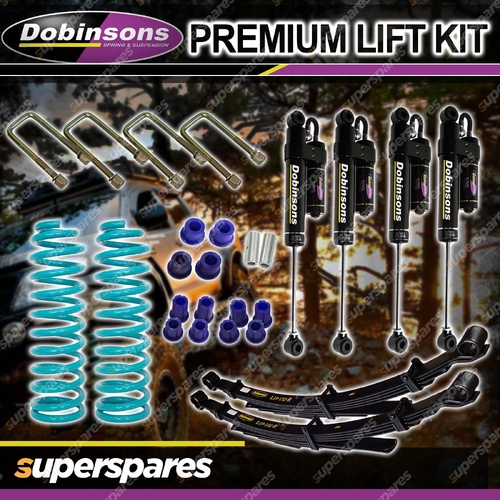 Dobinsons 50mm MRR Shocks Coil Leaf Lift Kit for Toyota Landcruiser 76 Ser 07-On