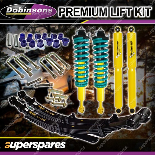 Dobinsons 45mm Gas Complete Strut Leaf Lift Kit Shackle for JAC T9 Hunter 24-On