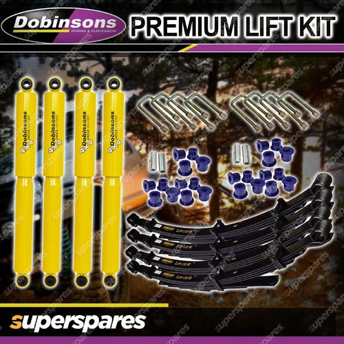 Dobinsons 40mm Lift Kit Gas Shocks + Leaf for Toyota Landcruiser 45 Series 72-80