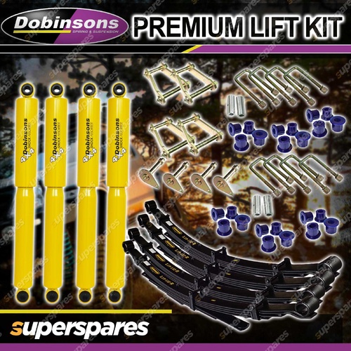 Dobinsons 50mm Gas Shocks Leaf Shackle Lift Kit for Ford Maverick Y60 1988-1994