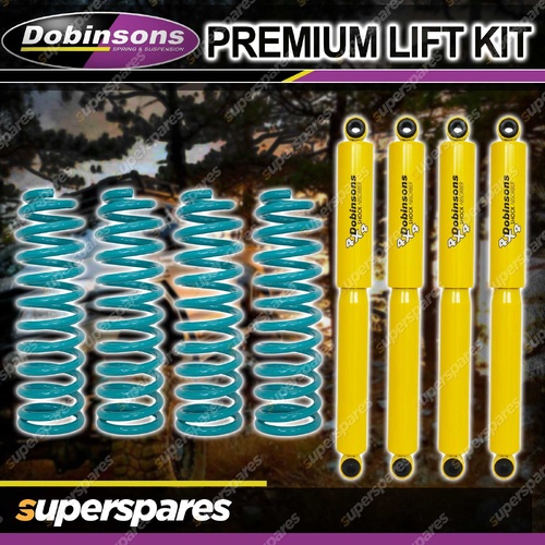 Dobinsons 90mm Lift Kit Flexi Soft Gas Shocks + Coil for Jeep Wrangler JK 07-On
