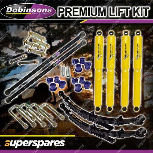 Dobinsons 2 Inch 50mm Shocks Torsion Bar Leaf Lift Kit for Ford Ranger PJ PK